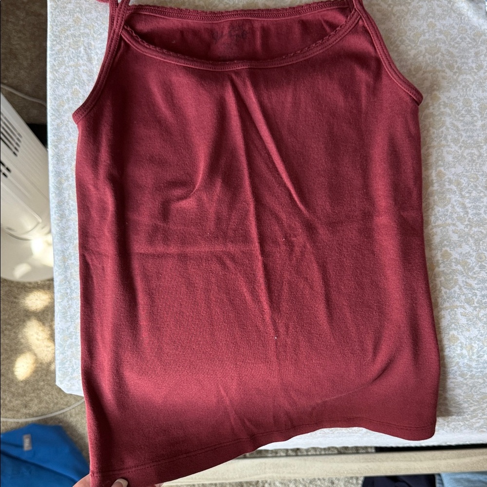 Brandy Melville Burgundy Tank Top